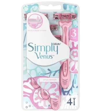 Gillette Simply Venus Disposable Razors 4-Pack