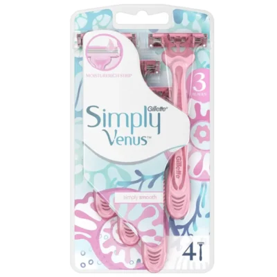 Gillette Simply Venus Disposable Razors 4-Pack