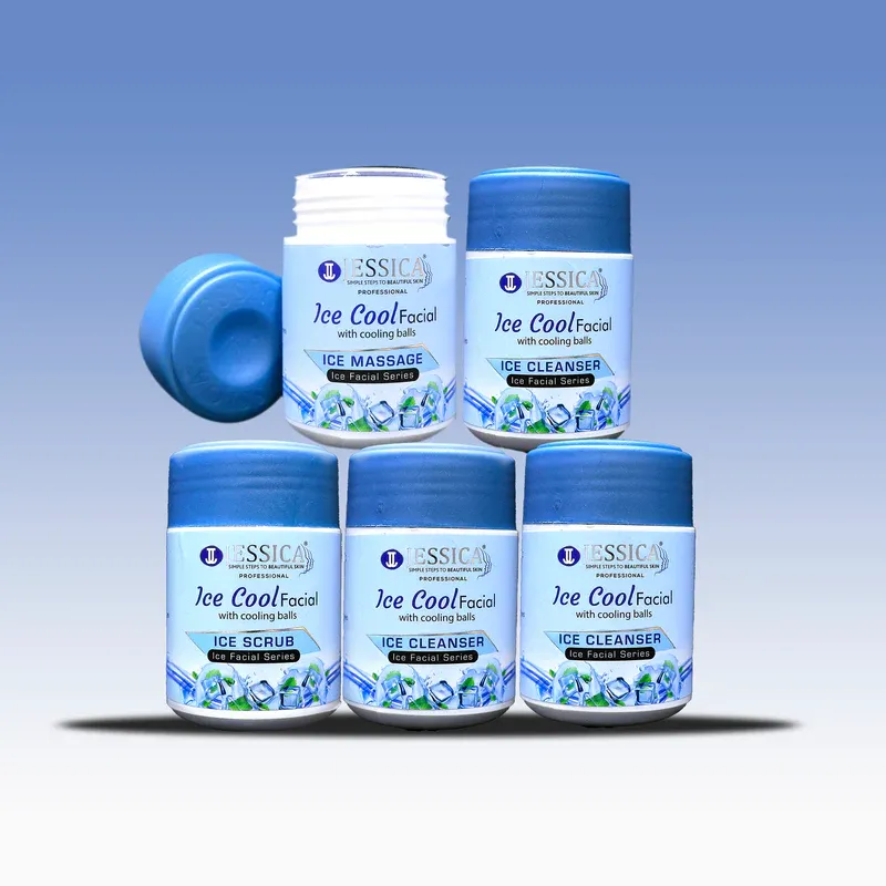 Jessica Ice Cool Facial With Cooling Balls Medium Pack-5 Jessica Ice Cool Facial With Cooling Balls Medium Pack-5