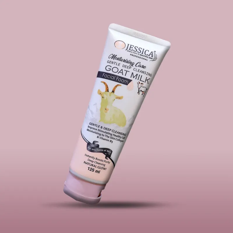 Jessica Mosturising Care Goat Milk Facial Foam 125ML Jessica Mosturising Care Goat Milk Facial Foam 125ML