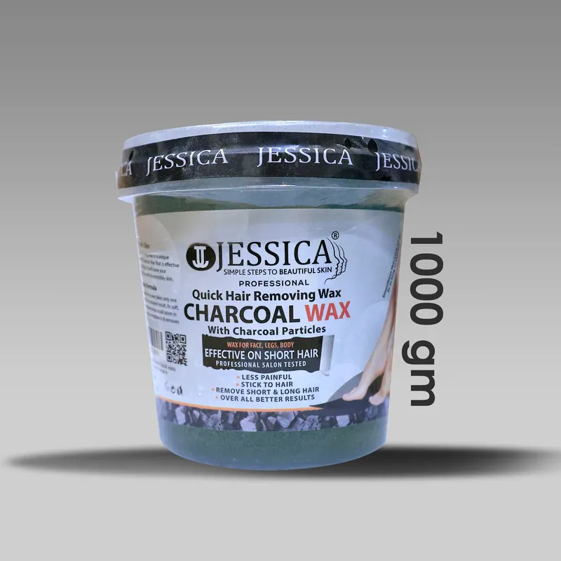 Jessica Quick Hair Removing Charcoal WAX With Charcoal Particles 1000GRAM Jessica Quick Hair Removing Charcoal WAX With Charcoal Particles 1000GRAM