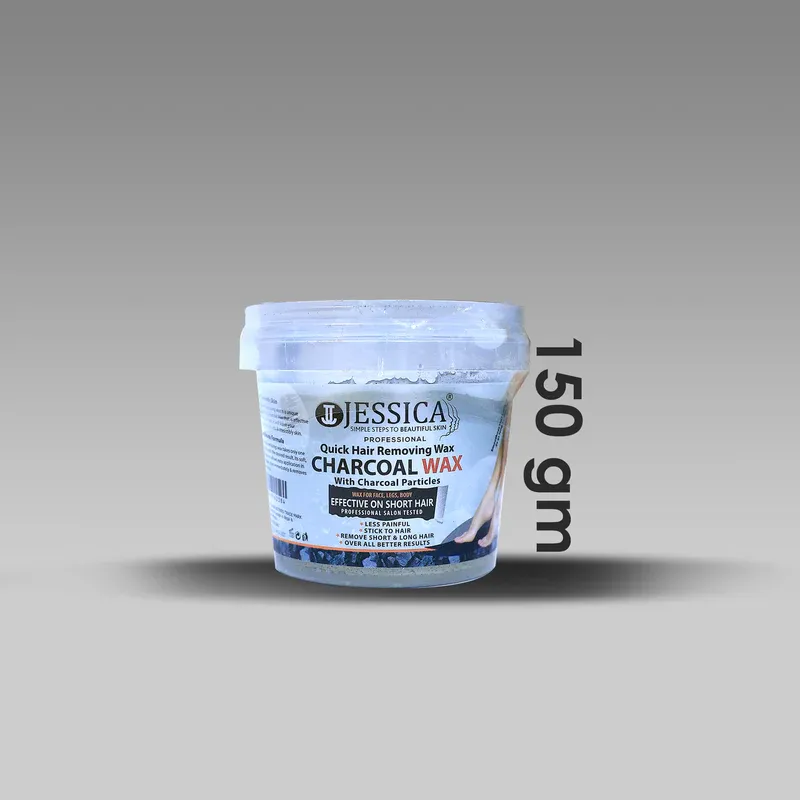 Jessica Quick Hair Removing Charcoal WAX With Charcoal Particles 150GRAM Jessica Quick Hair Removing Charcoal WAX With Charcoal Particles 150GRAM