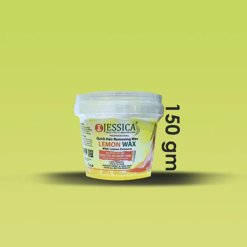 Jessica Quick Hair Removing Lemon WAX With Lemon Extracts 150GRAM Jessica Quick Hair Removing Lemon WAX With Lemon Extracts 150GRAM