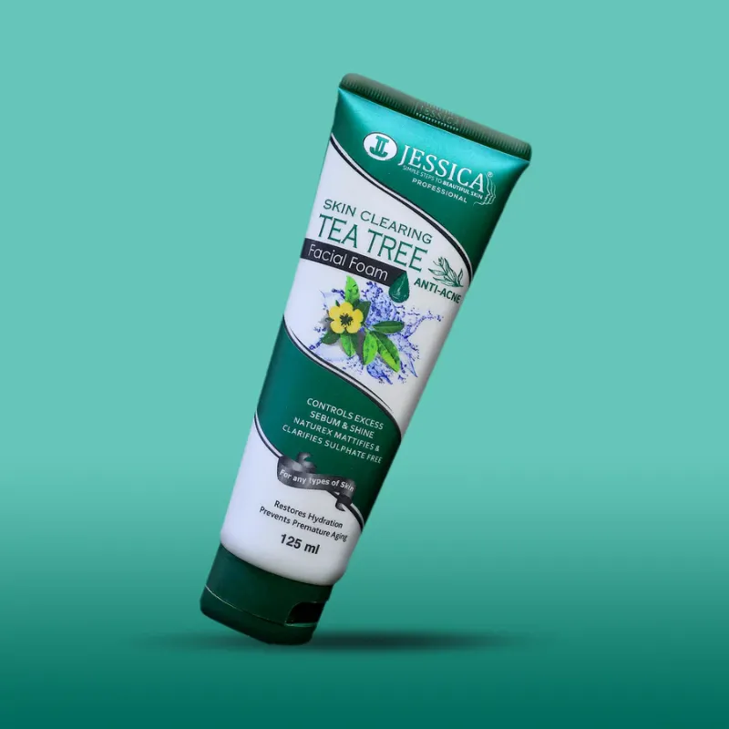 Jessica Skin Clearing Tea Tree Facial Foam 125ML Jessica Skin Clearing Tea Tree Facial Foam 125ML