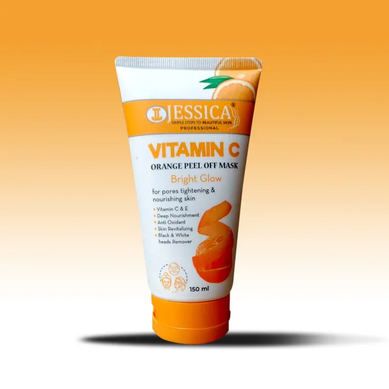 Jessica Vitamin C Orange Peel Off Mask Bright Glow 150ML Jessica Vitamin C Orange Peel Off Mask Bright Glow 150ML