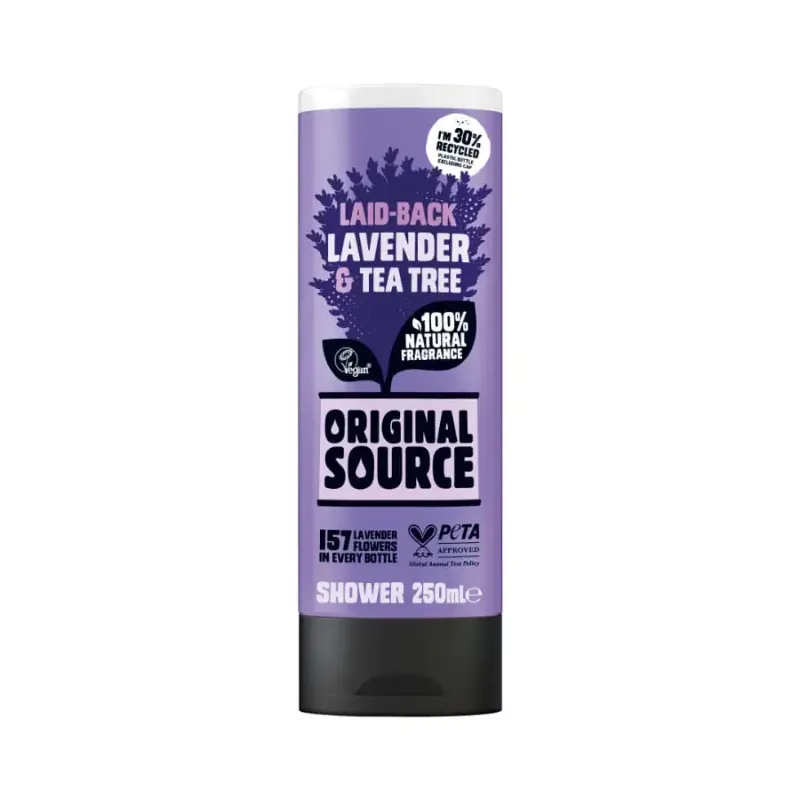 Lind-Back Lavender Tea Tree Original Source Shower Gel 250ML Lind-Back Lavender Tea Tree Original Source Shower Gel 250ML