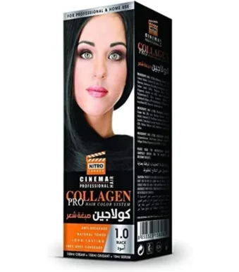Nitro Canada Collagen Pro Hair color system 1.0 BLACK