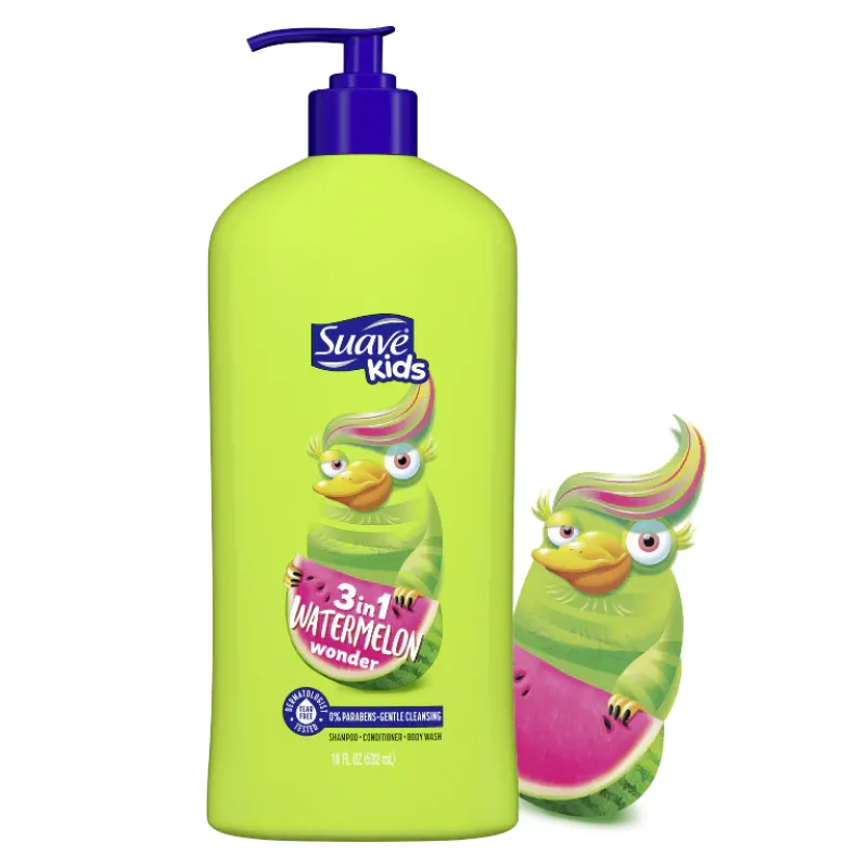 Suave Kids 3 IN 1 Watermelon Wonder Shampoo Conditioner Body Wash 532ML Suave Kids 3 IN 1 Watermelon Wonder Shampoo Conditioner Body Wash 532ML