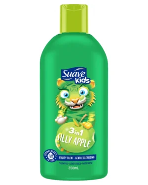 Suave Kids 3In1 Silly Apple Shampoo Conditioner Body Wash 350ML