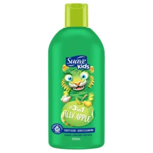 Suave Kids 3In1 Silly Apple Shampoo Conditioner Body Wash 350ML