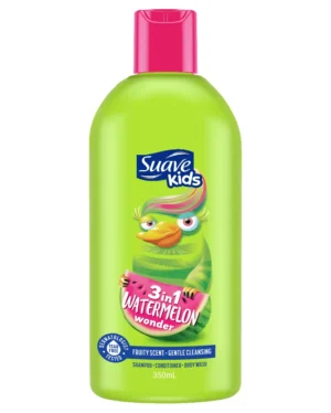 Suave Kids 3In1 Watermelon Wonder Shampoo Conditioner Body Wash 350ML