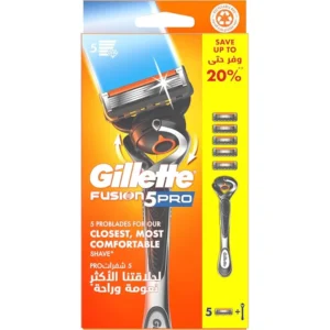 Gillette Fusion5 Pro Shave Razor Handle 5 Blades