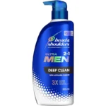 Head And Shoulders Shampoo + Conditioner Ultra Men 2in1 Deep Clean With Activated Carbon 550ML