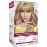 Loreal paris 8.1 Light Ash Blonde Excellence Creme New