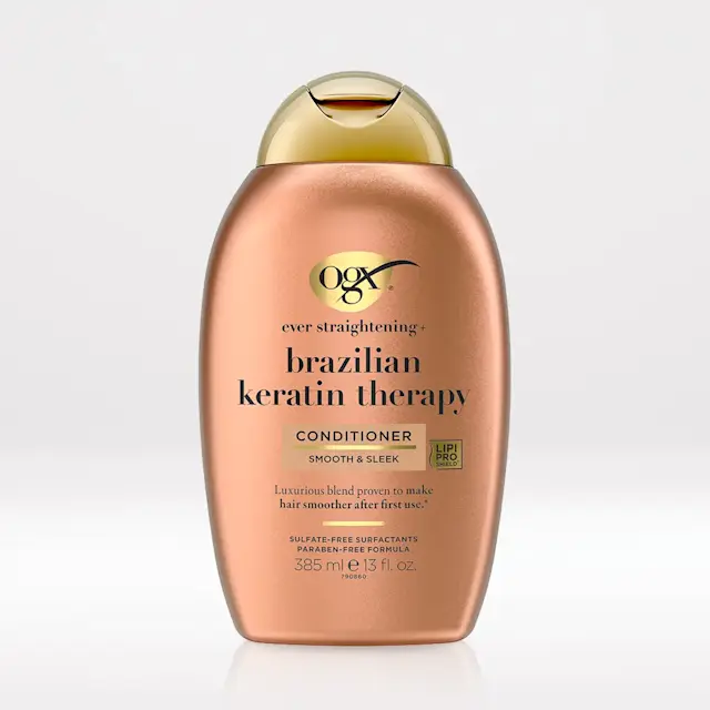 OGX Ever Straightening Brazilian Keratin Therapy Conditioner Smooth & Sleek 385ML OGX Ever Straightening Brazilian Keratin Therapy Conditioner Smooth & Sleek 385ML