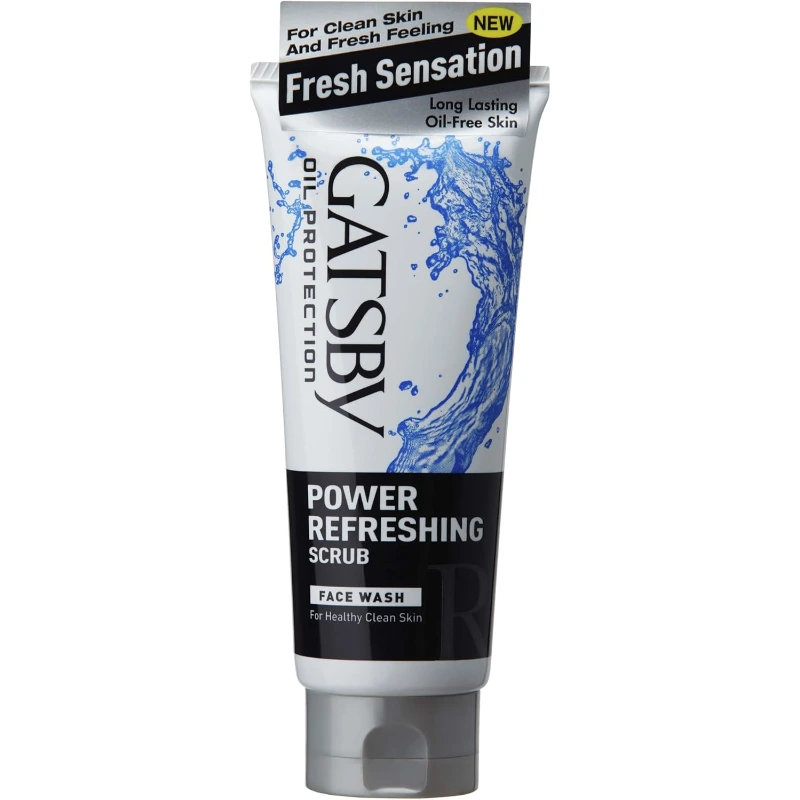 Gatsby Oil Protection Power Refreshing Scrub Face Wash 120G Gatsby Oil Protection Power Refreshing Scrub Face Wash 120G