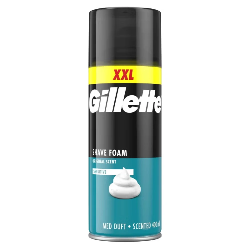 Gillette Shave Foam Original Scent Sensitive 400ML XXL Gillette Shave Foam Original Scent Sensitive 400ML XXL