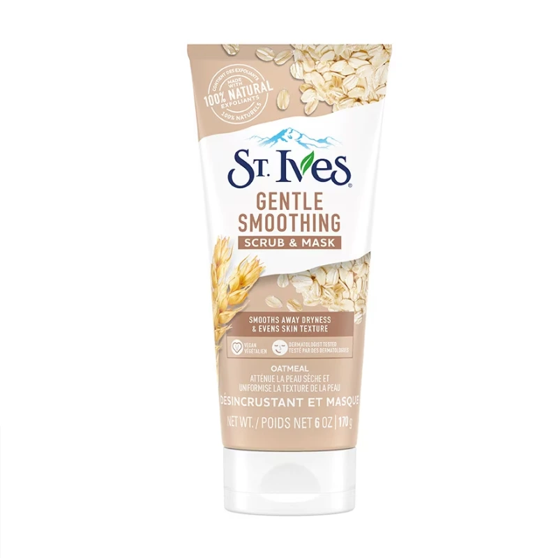 ST Ives Gentle Smoothing Scrub And Mask Oatmeal 170G ST Ives Gentle Smoothing Scrub And Mask Oatmeal 170G