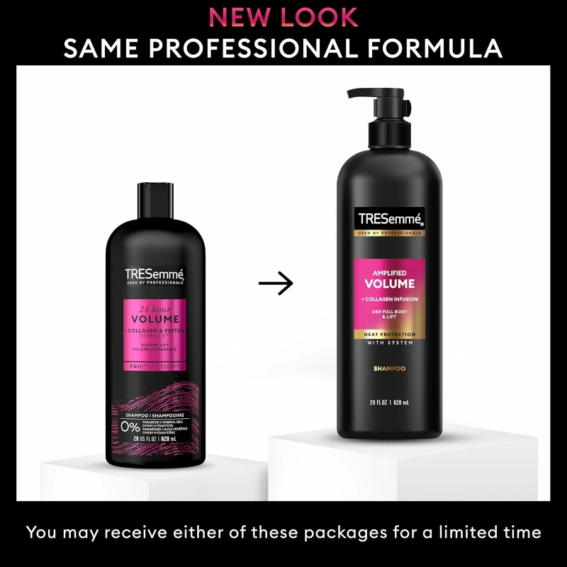 Tresemme 24 Hour Volume Collagen Peptide Shampoo 828ML Tresemme 24 Hour Volume Collagen Peptide Shampoo 828ML