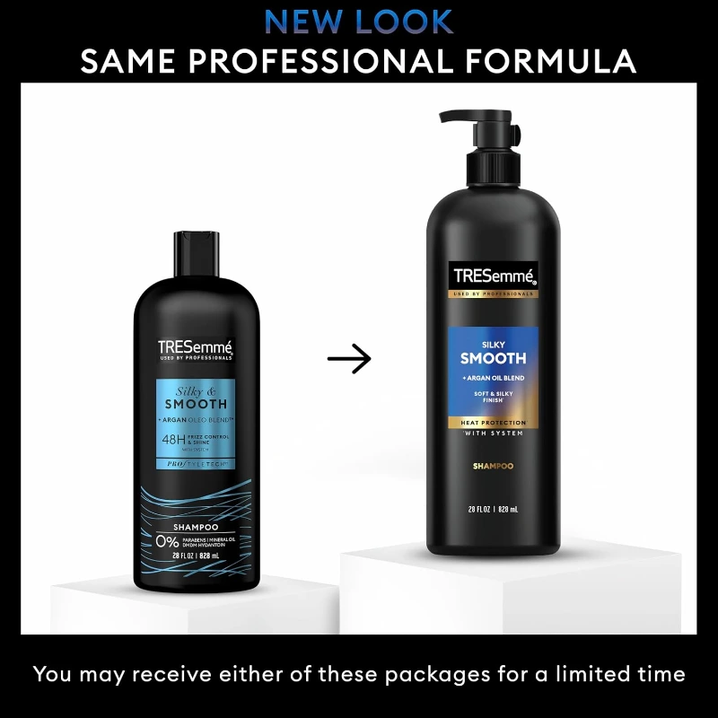 Tresemme Silky Smooth Argan Shampoo 828 ML Tresemme Silky Smooth Argan Shampoo 828ML
