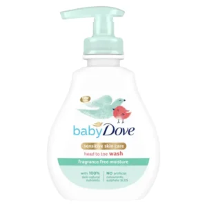 Baby Dove Sensitive Skin Care Head To Toe Wash Fragrance Free Moisture 200ML