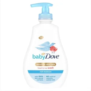 Baby Dove Sensitive Skin Care Head To Toe Wash Rich Moisture 400ML