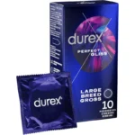 Durex Perfect Gliss Large Breed Gross Condom Pack-10