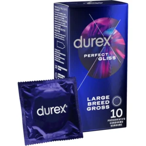 Durex Perfect Gliss Large Breed Gross Condom Pack-10