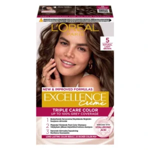 Loreal paris 5 Natural Light Brown Excellence Creme New