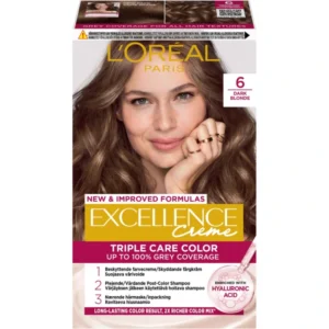 Loreal paris 6 Dark Blonde Excellence Creme New