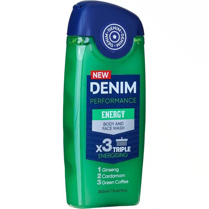 Denim Energy Body And Face Wash 250ML Denim Energy Body And Face Wash 250ML